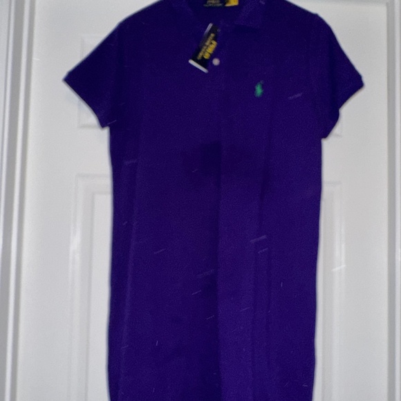 Polo Ralph Lauren Cotton Mesh Dress - Picture 1 of 2